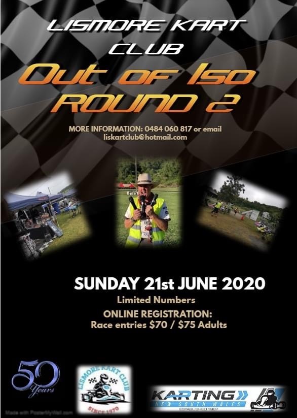 Out of Iso Round 2 - Sunday 21st June 2020